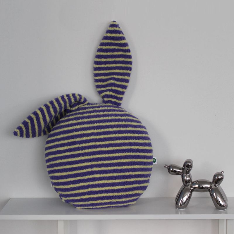 stripe rabbit ear cushion ( 3 color )