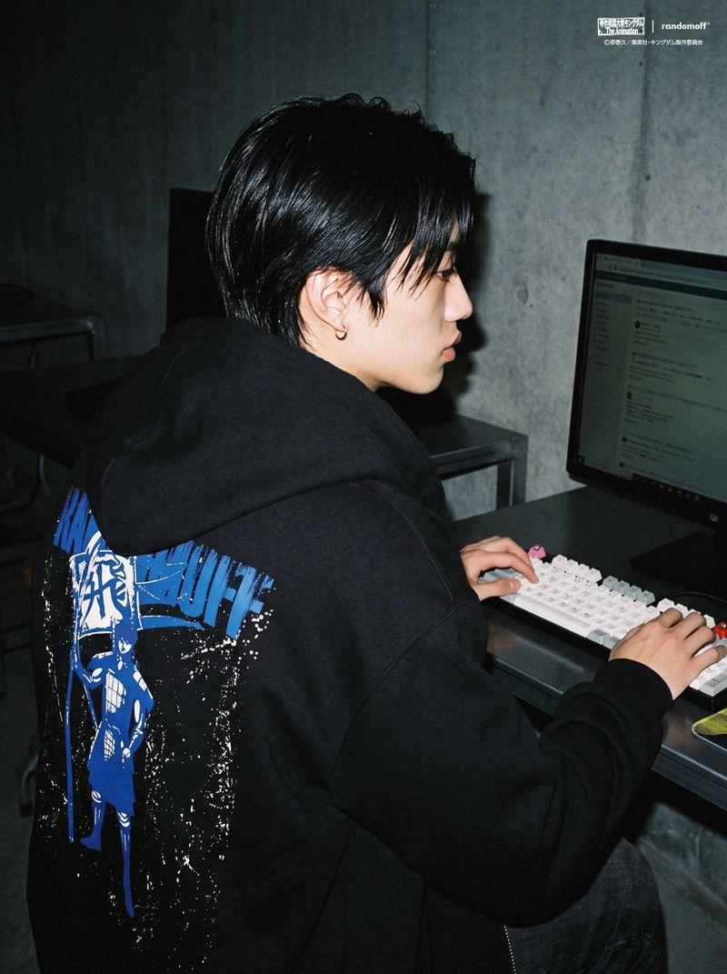 EXCLUSIVE HOODIE ZIP-UP 2 SET [BLACK]