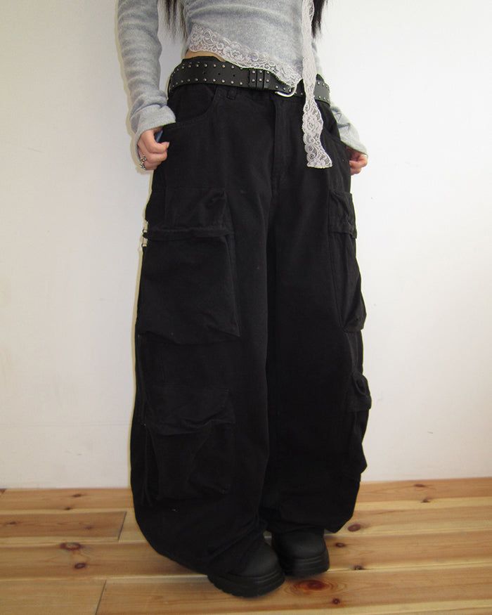 Kayun Wide Cargo Pants