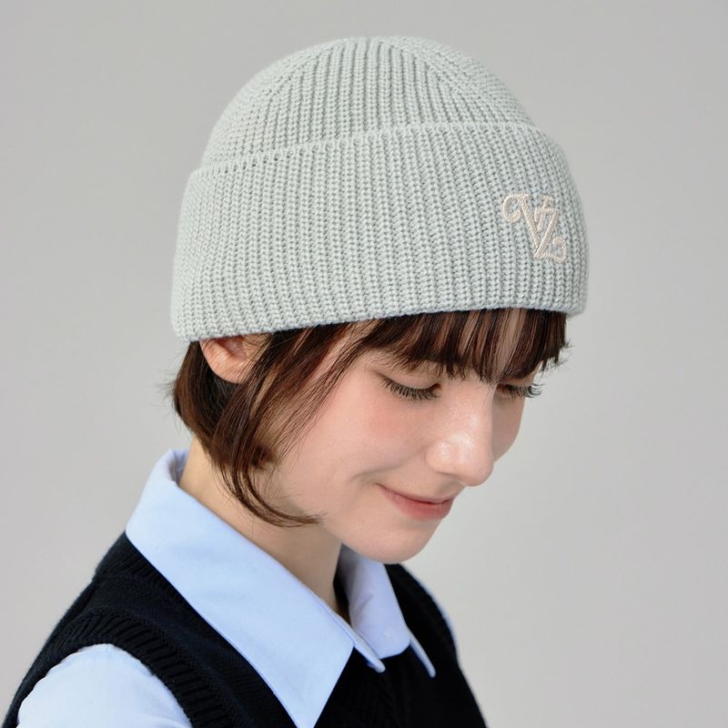 Leaf VZ Logo Washed Beanie / Mint