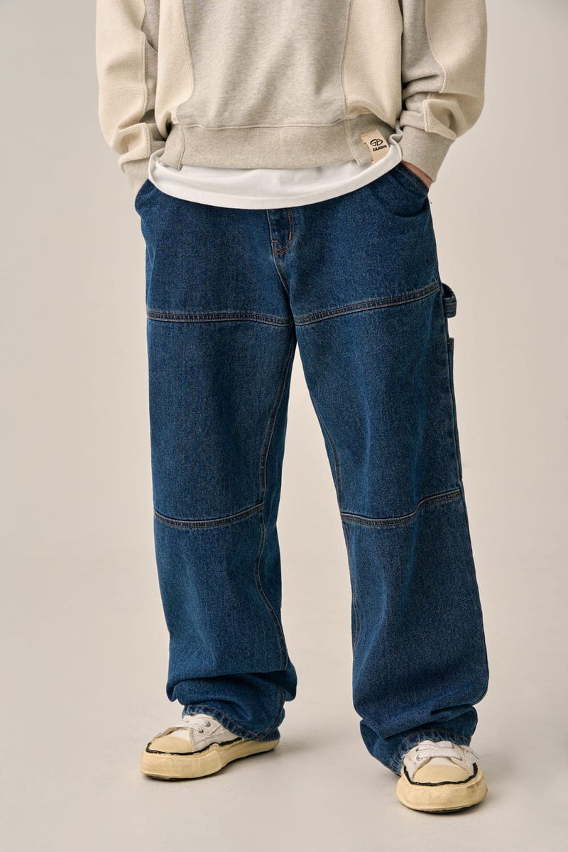 PATTERN LINE WORK PANTS