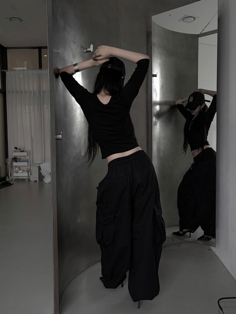 balloon big cargo pants (2color)