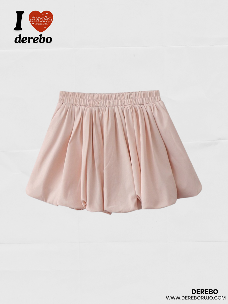 A-line pumpkin pocket mini skirt