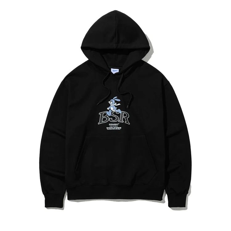 BSR SUNDAY RABBIT HOODIE BLACK