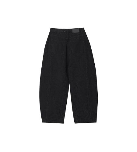 Bart Camo Cutout Wide Denim Pants