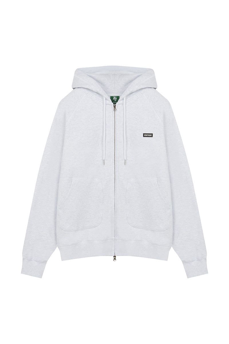 VENTIQUE Raglan hood zip-up 4color