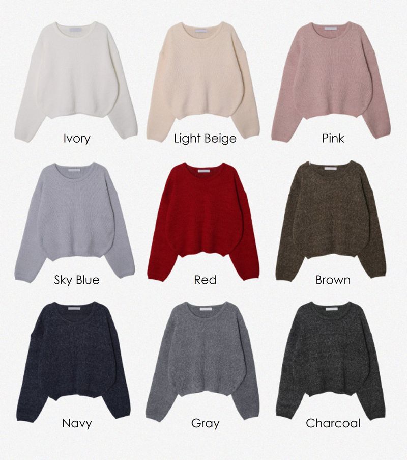 EZ Cozy Basic Round Knit (9color)