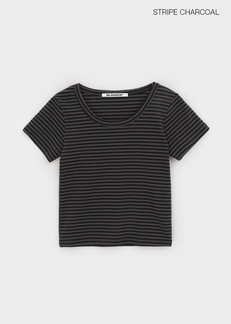 [B-BASIC] Standard U-Neck Short Sleeve T-Shirt (3SIZE)