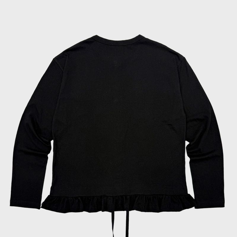 NATTY CARDIGAN IN BLACK (SCARF SET)