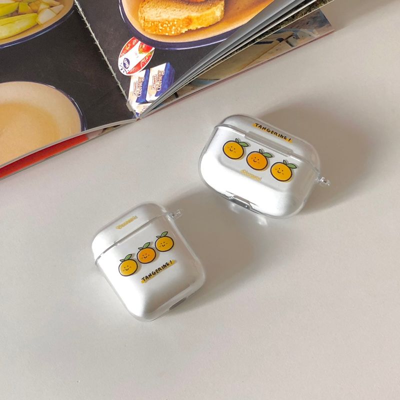 Tangerine air pods case