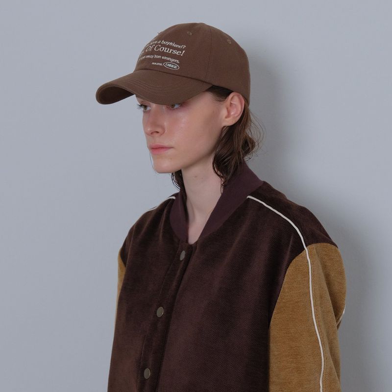 Brown Yes Of Course Cap
