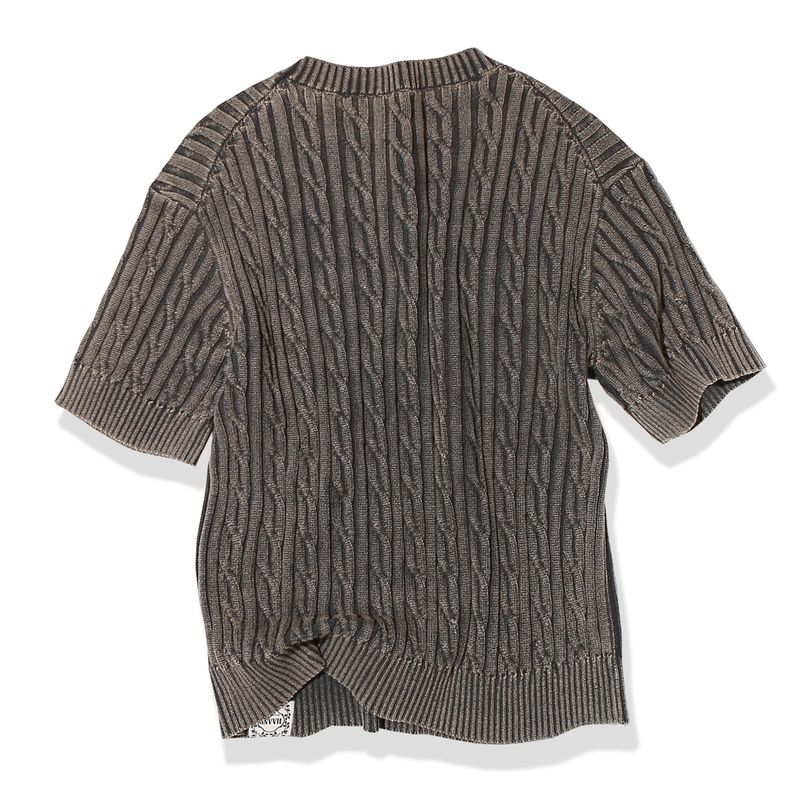 Posh Cable Stone Washing Knit