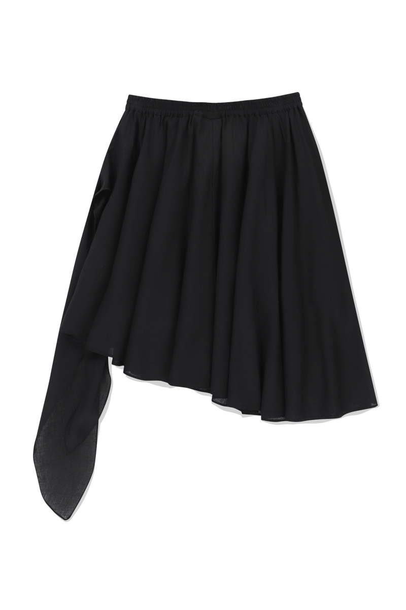 RIBBON FLARE SKIRT
