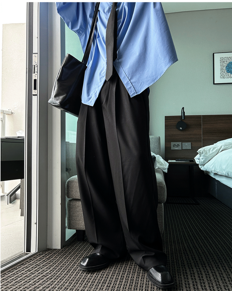 develkin spring charlene two-tuck slacks