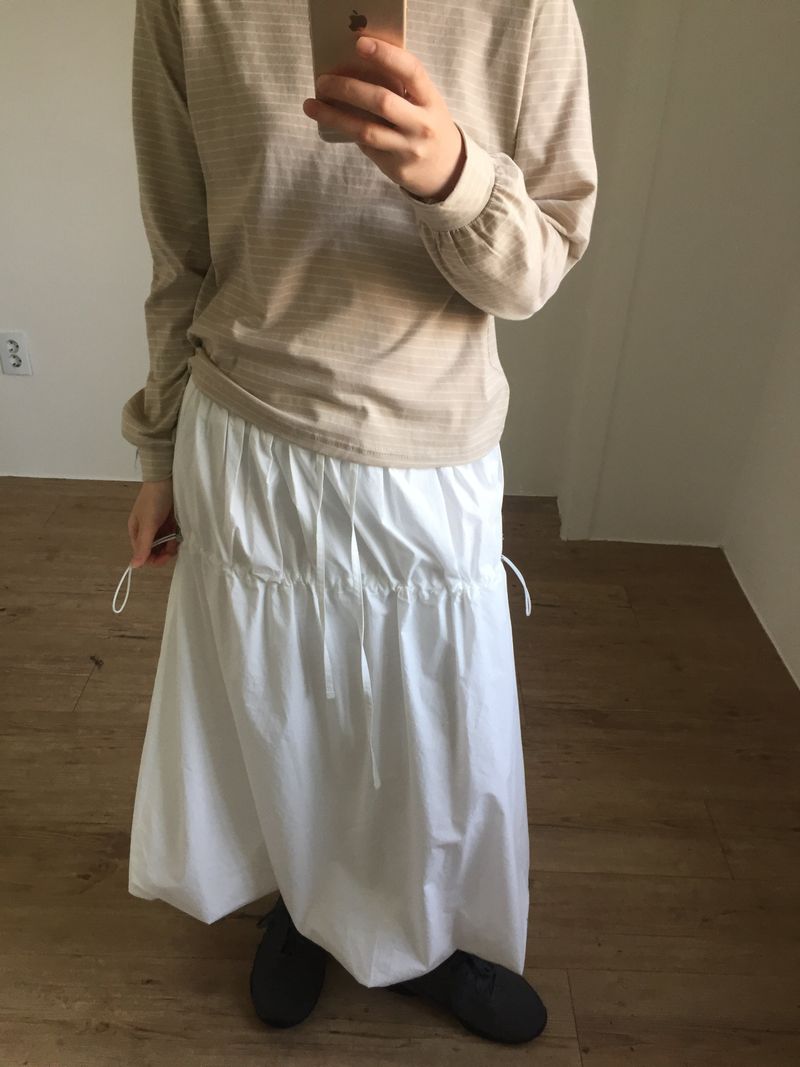 Stopper Nylon Balloon Skirt (2color)