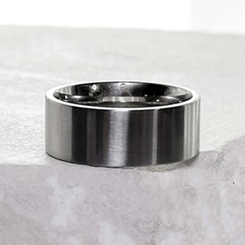 BLESSED BULLET（ブレスドブレット）の「SS-8mm ナンロゴシンプルリング_N シルバー（アクセサリー）」