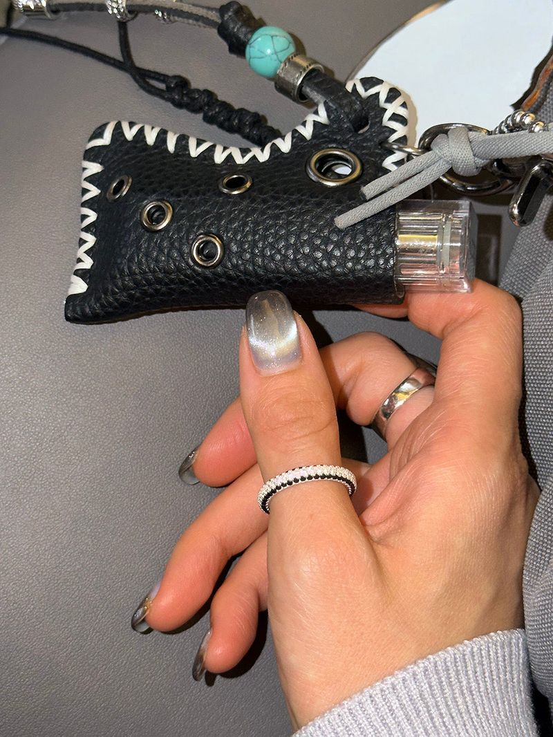 [925silver] Black berry ring