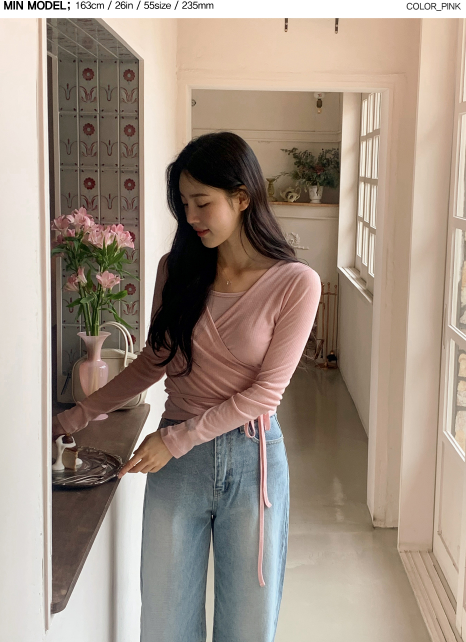 ML Soft Wrap Long Sleeve T-shirt (5color)