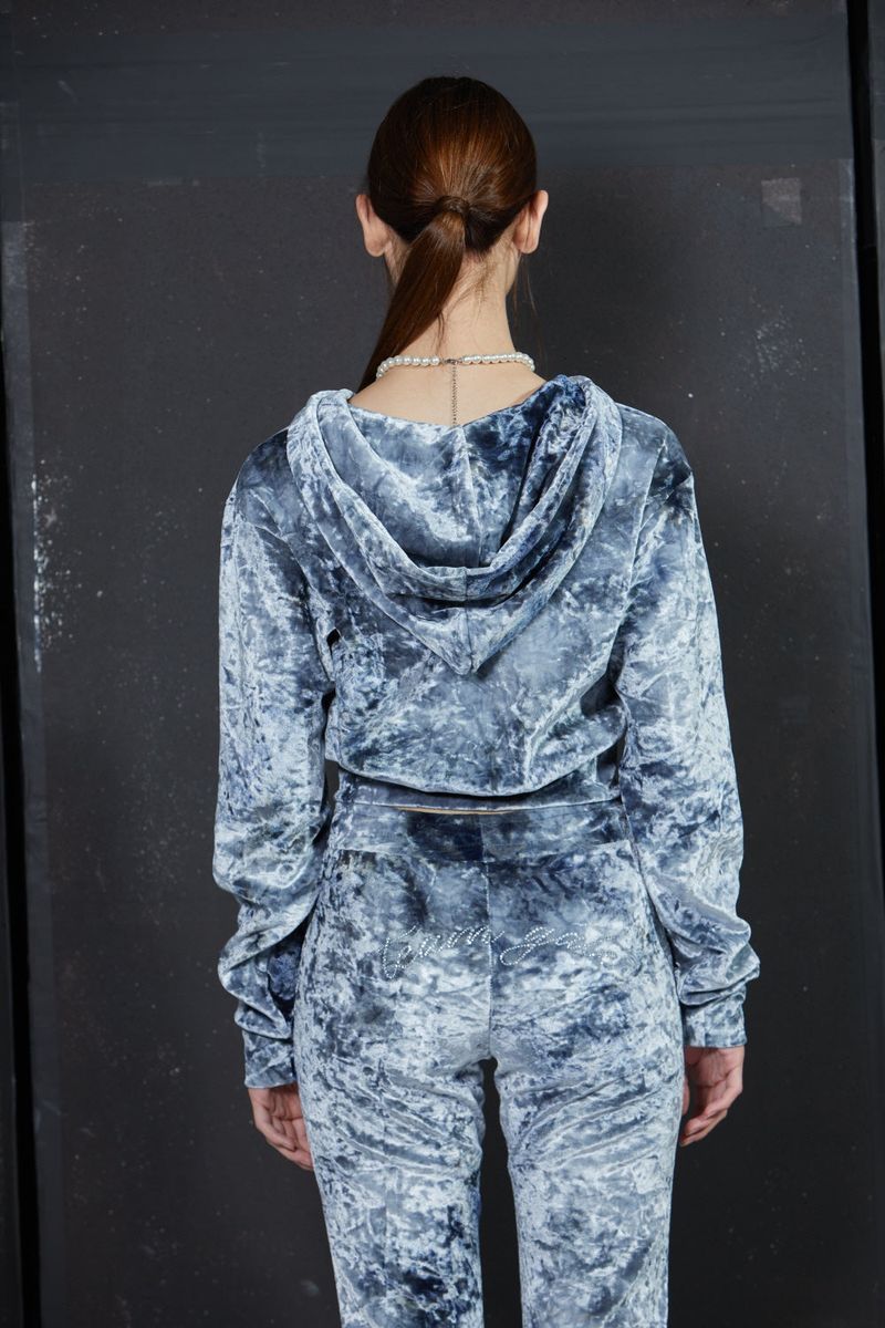 DYEING VELVET HOOD
