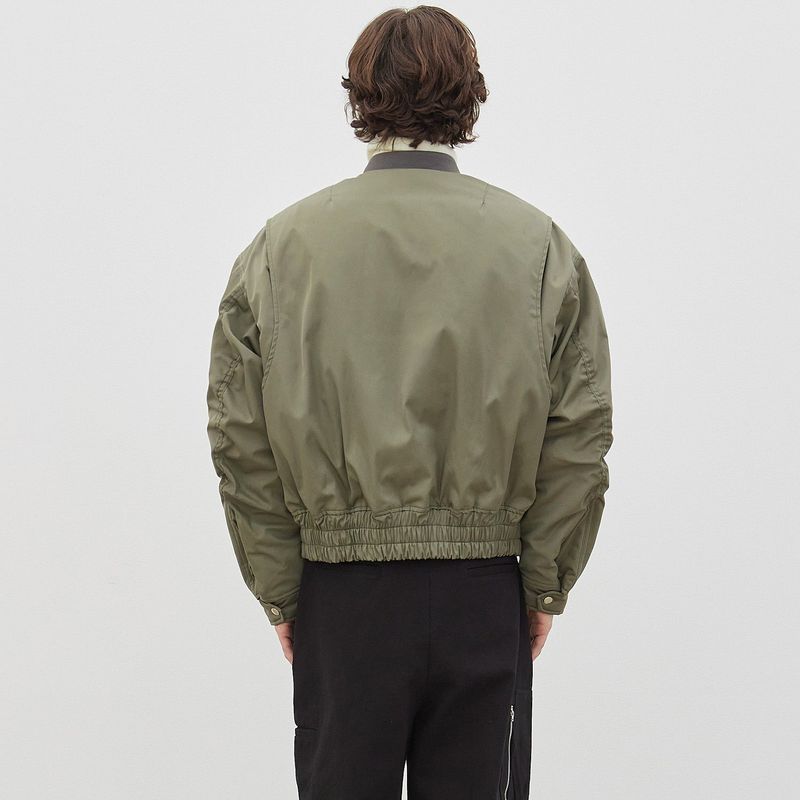 Modern MA Bomber Jacket (Khaki)