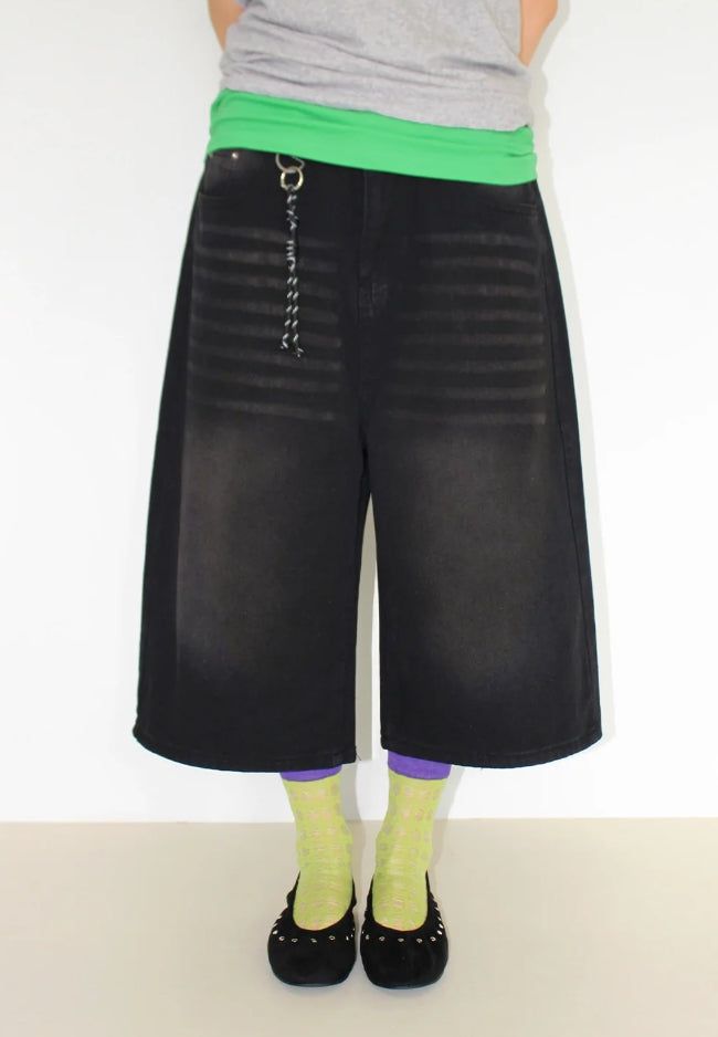AAKE(アケ)の「WASHED D-RING BERMUDA DENIM(Pants)」
