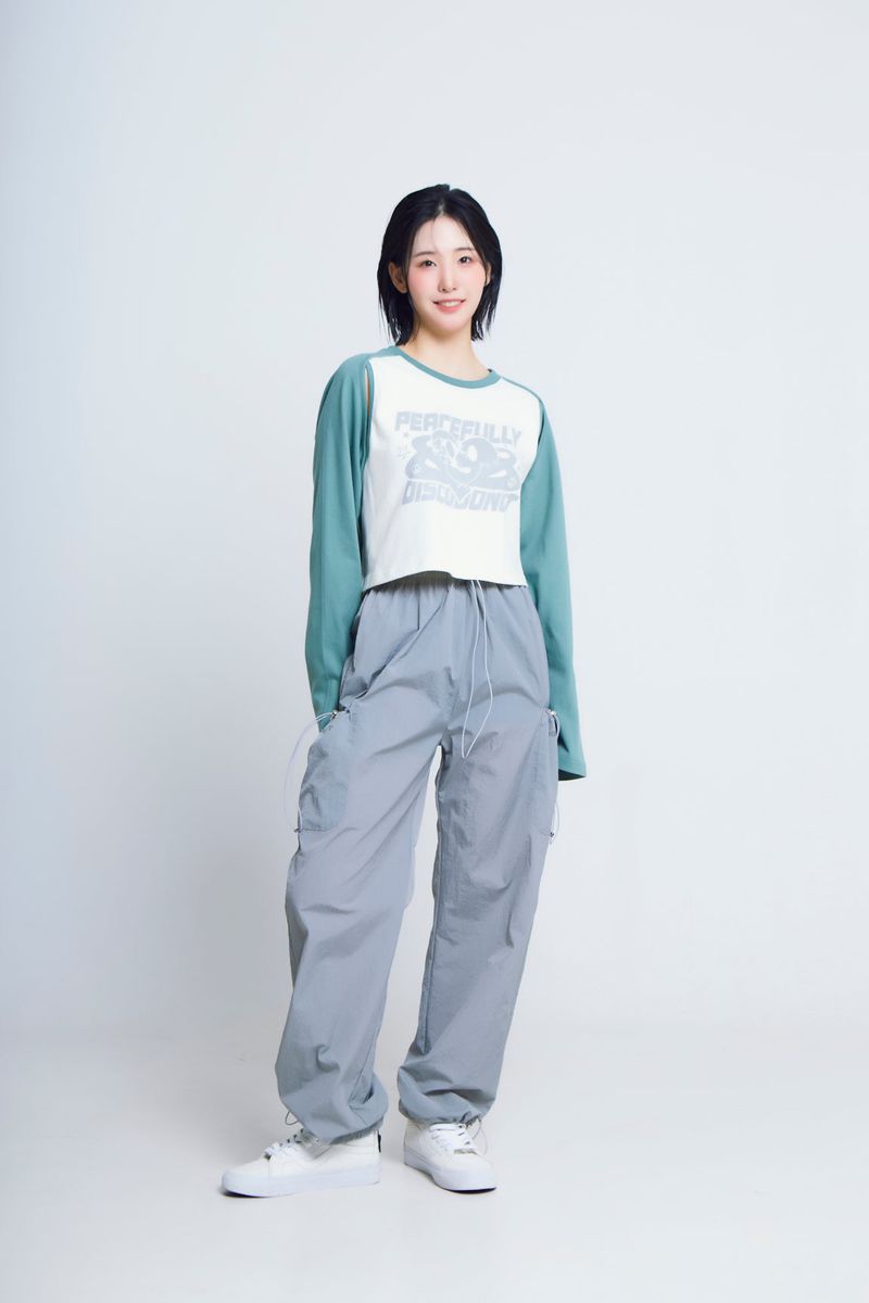 string cargo track pants_gray