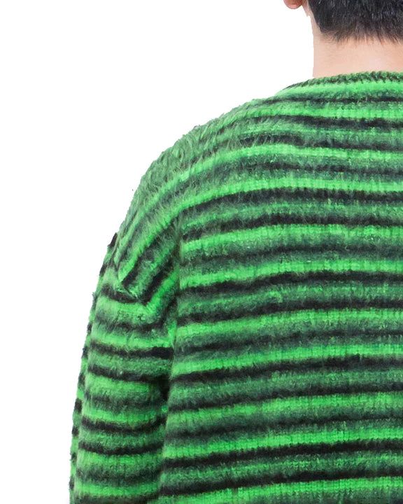 モヘアラウンドニット-GREEN (送料込)- WooStore