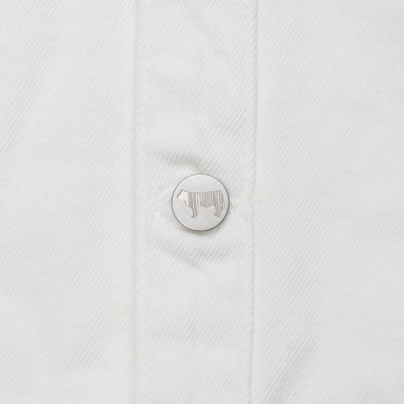 LOOSE FIT WHITE DENIM VEST code 21011
