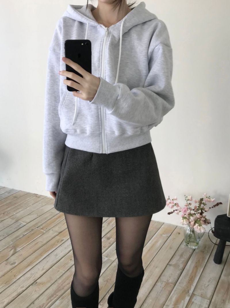 Kitten（キッテン）の「レブウールミニスカート(2 colors)（スカート）」