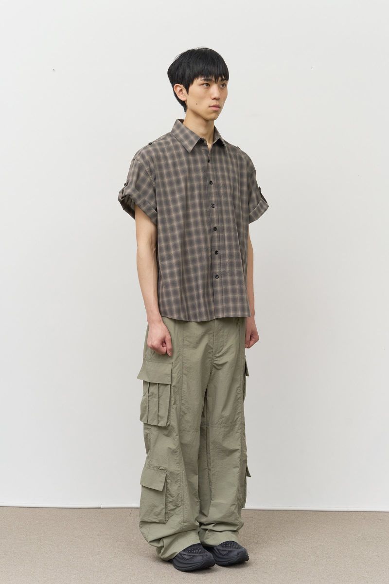 Asa Checked Half Shirt
