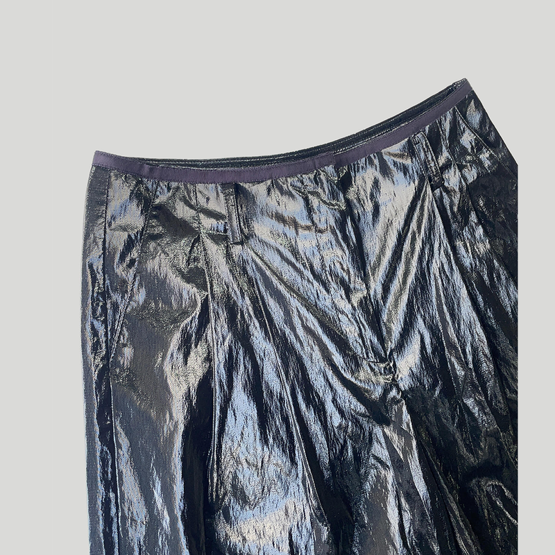 LEATHER LINING COMBI SHORTS