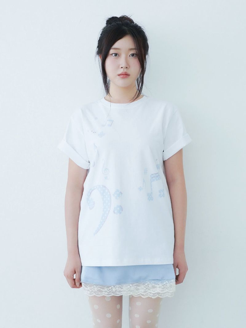 Do re mi T-shirt / white