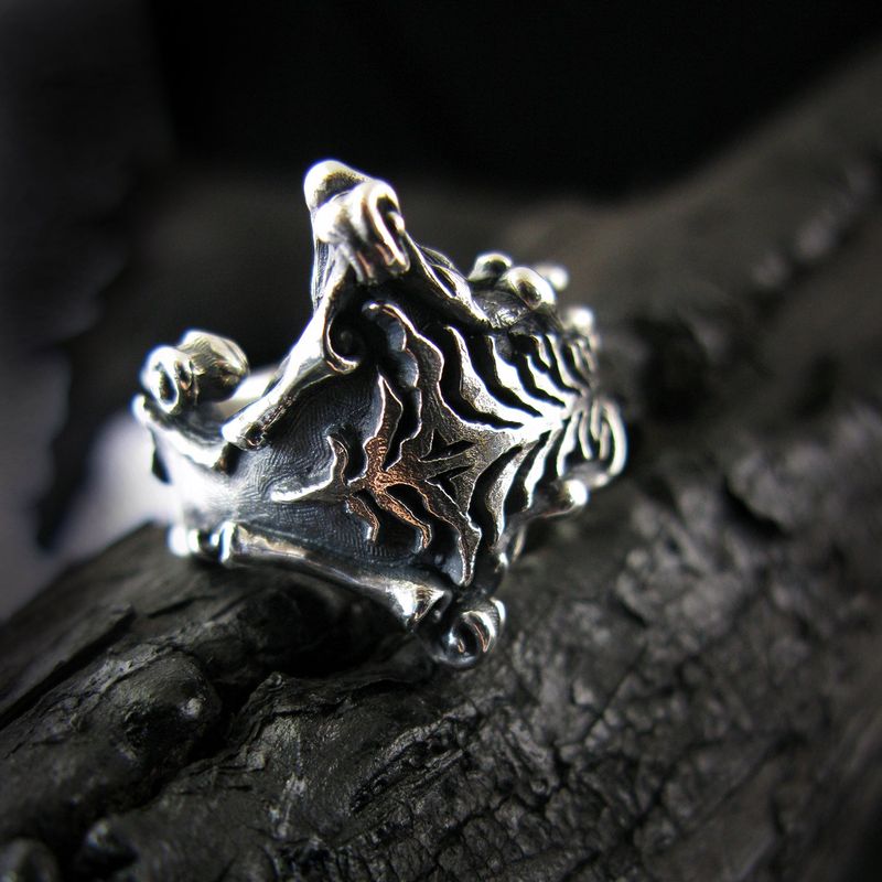 Z-Grimoire silver ring
