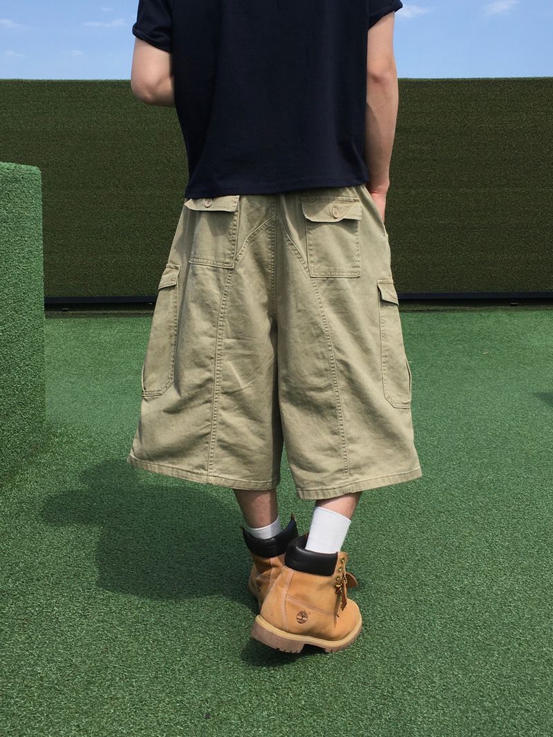 Leven Pig Cargo Bermuda Pants 3C