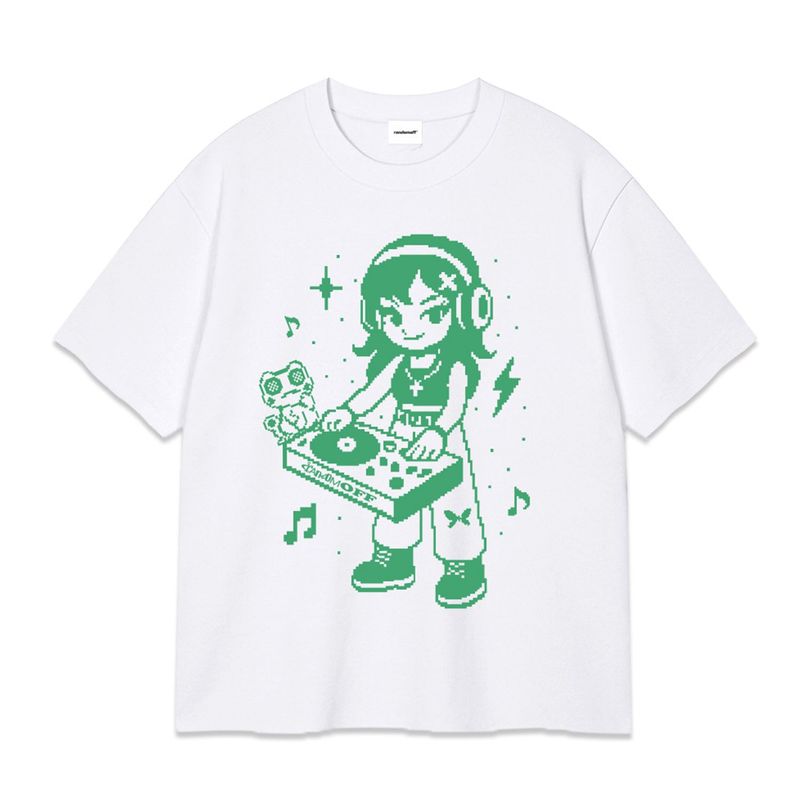 RANDOMOFF（ランダムオフ）の「PIXEL DJ KID OVER FIT T-SHIRT (3color)（Tops）」