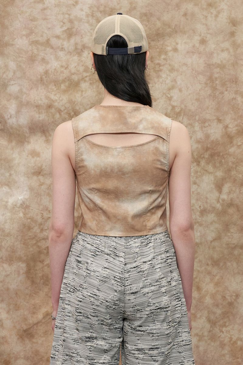 [22S] BACK SLIT VEST