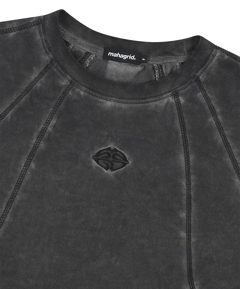 CURVED SEAM CROP TEE