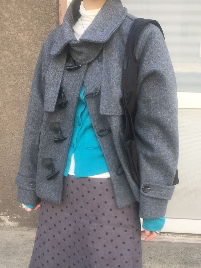dot corduroy skirt