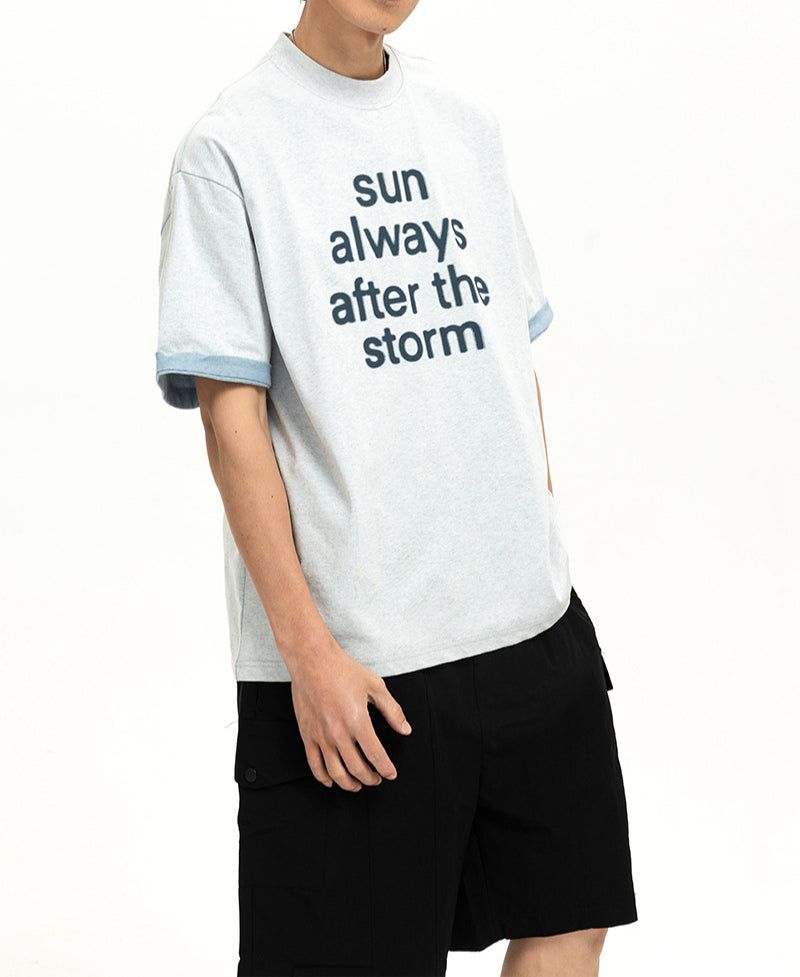 Sawyer Contrast Lettering Tee