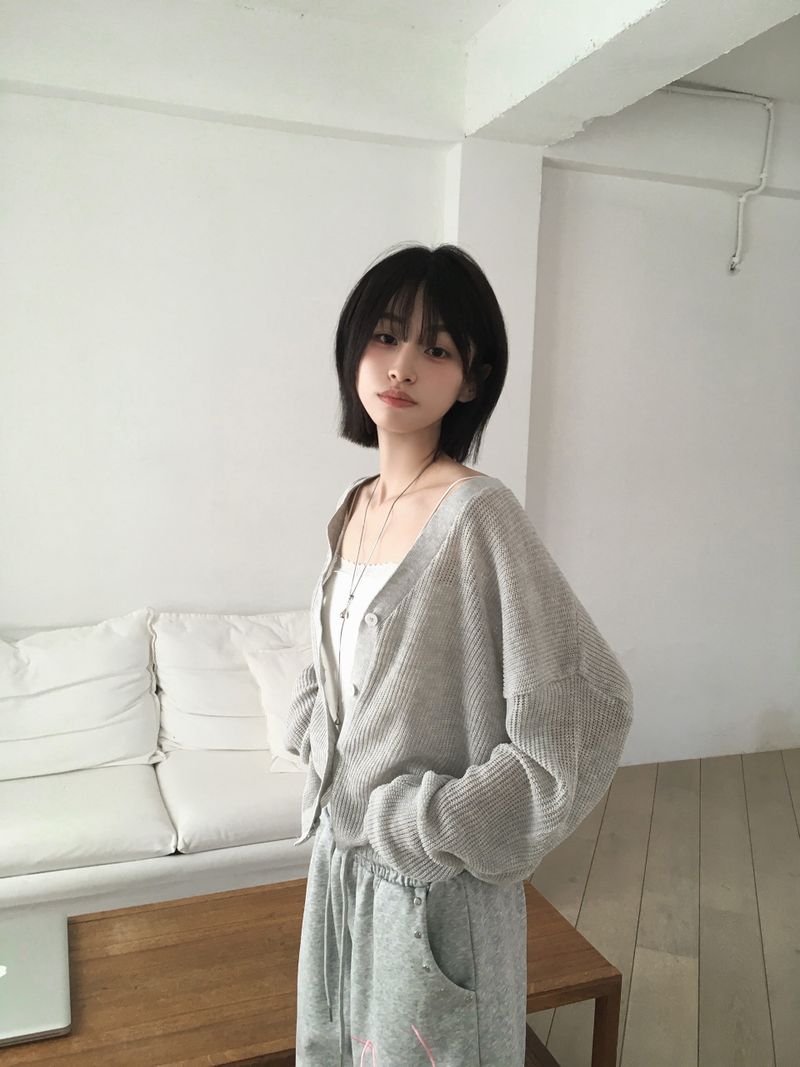 Forb Linen Hacci V-Neck cd