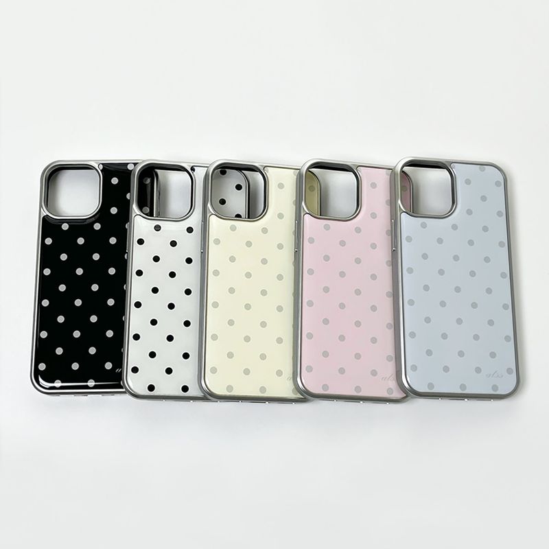 dot epoxy silver bumper case(remon chiffon)