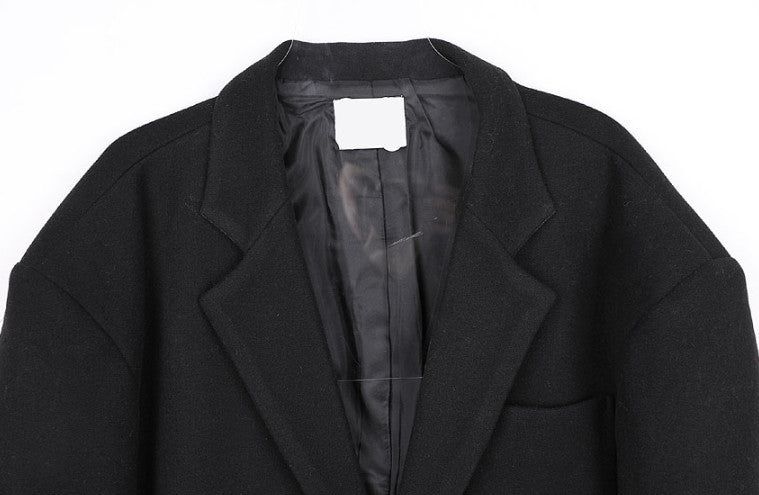No.1052 wool20 over single long COAT