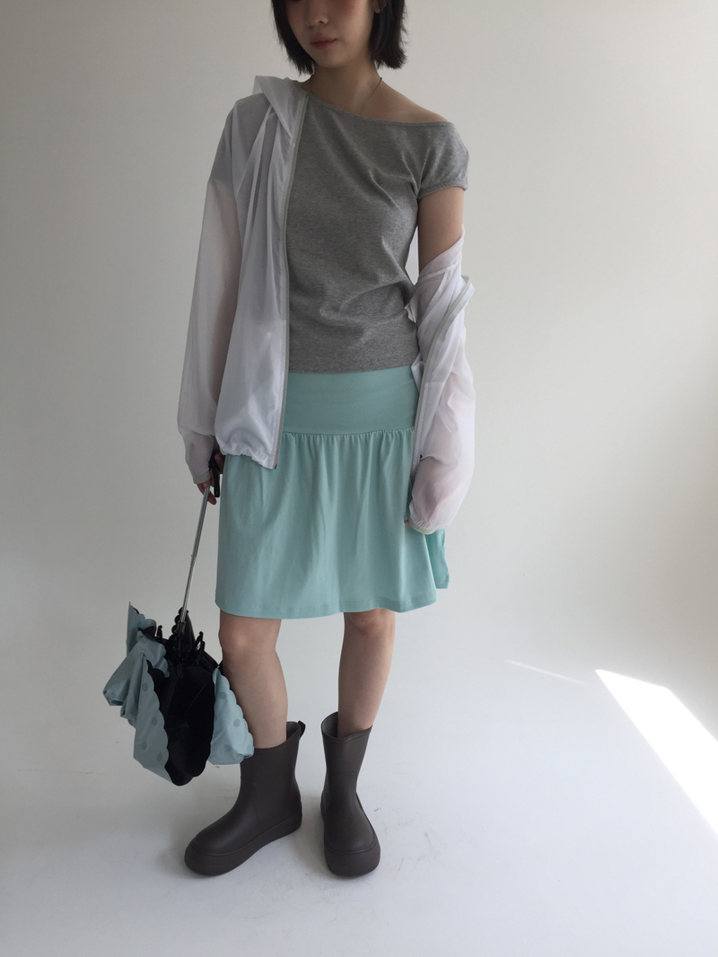 Moa Shirred Midi Skirt (4color) 