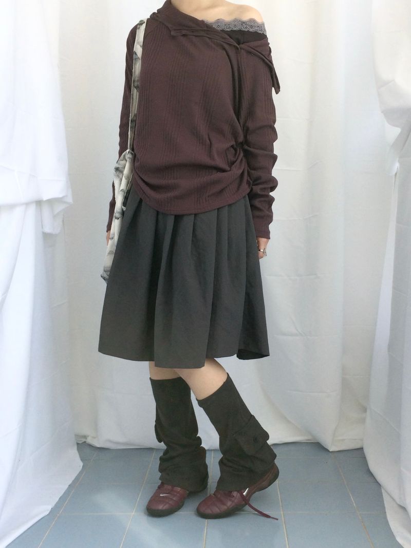 Lenny Shirring High-Neck Knitwear