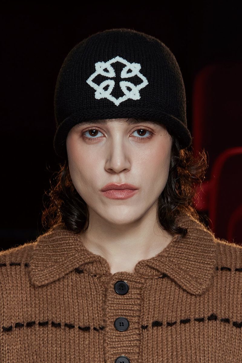 UNALLOYED（アナロイド）の「SYMBOL WOOL BEANIE / BLACK（Hats）」