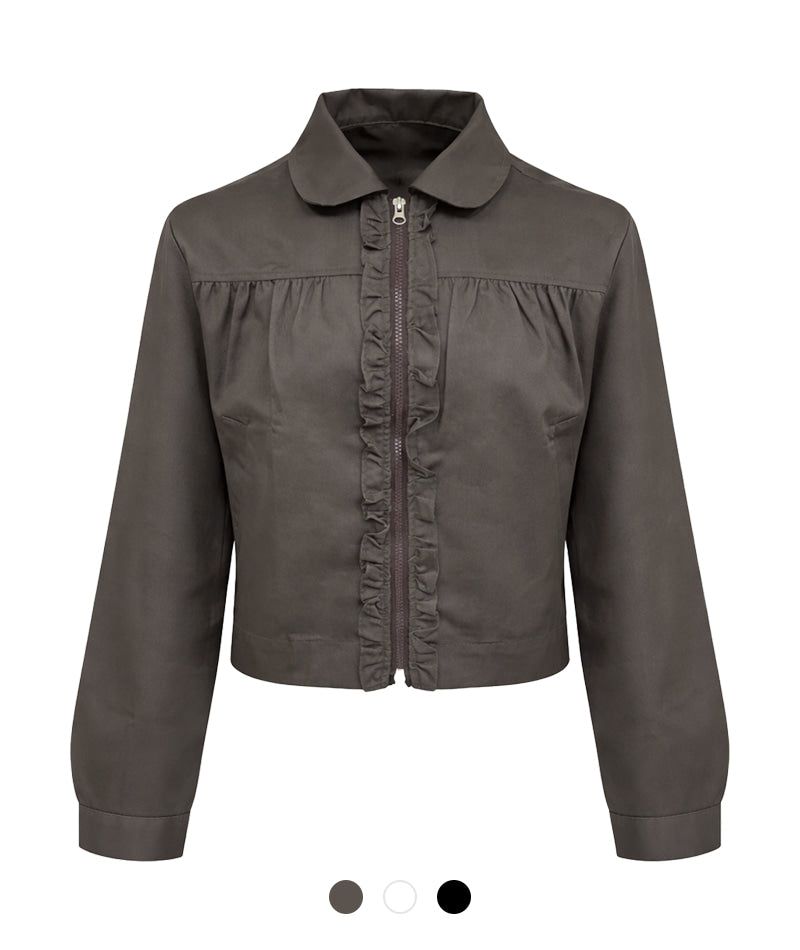 Cozy&Kitsch(コージーアンドキッチ)の「Bono Frill Short Jacket(Jackets/Outerwear)」