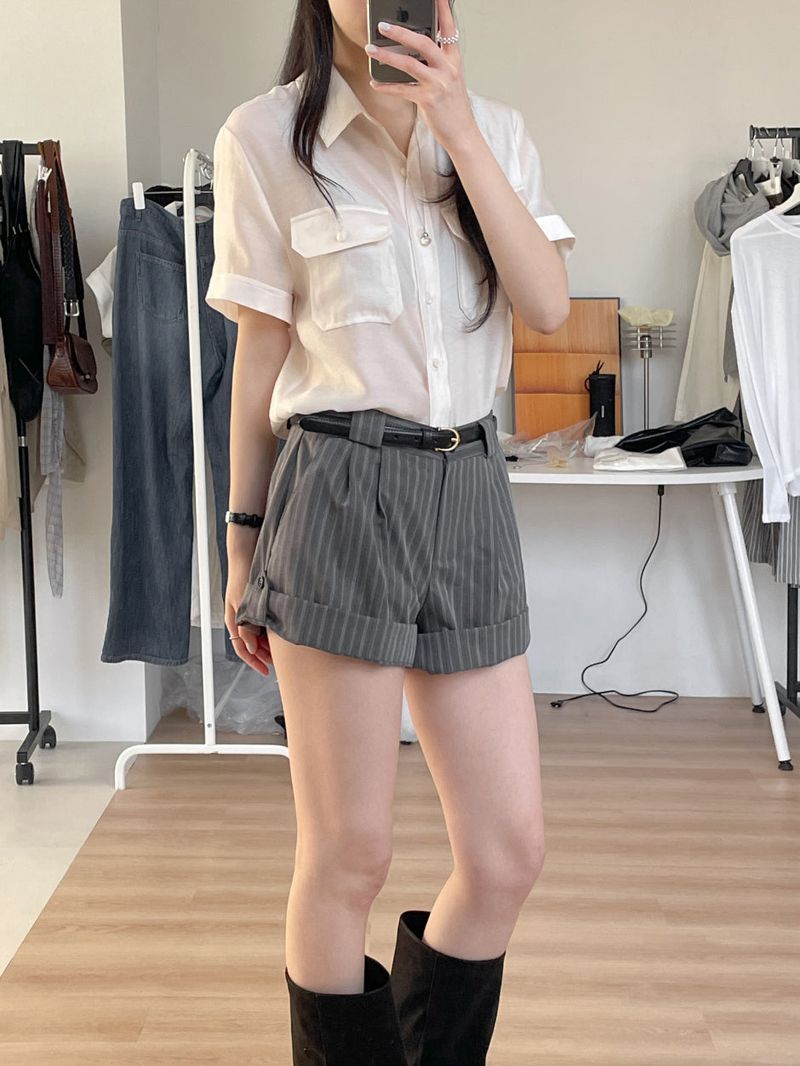 Stripe Cabra Shorts