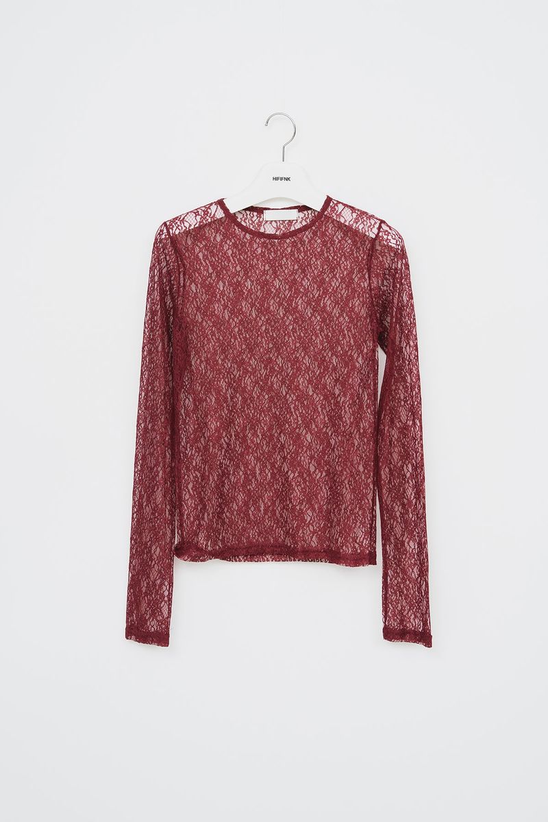 (W) Shell Lace Top (2color)