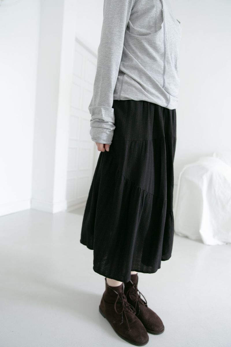 rocher flare skirt(2colors)
