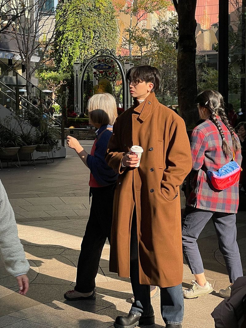 2 Low Balmacan Double Long Coat (2color)